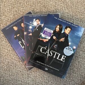 Castle on DVD Seasons 1-3 / Nathan Fillion Mystery TV Show